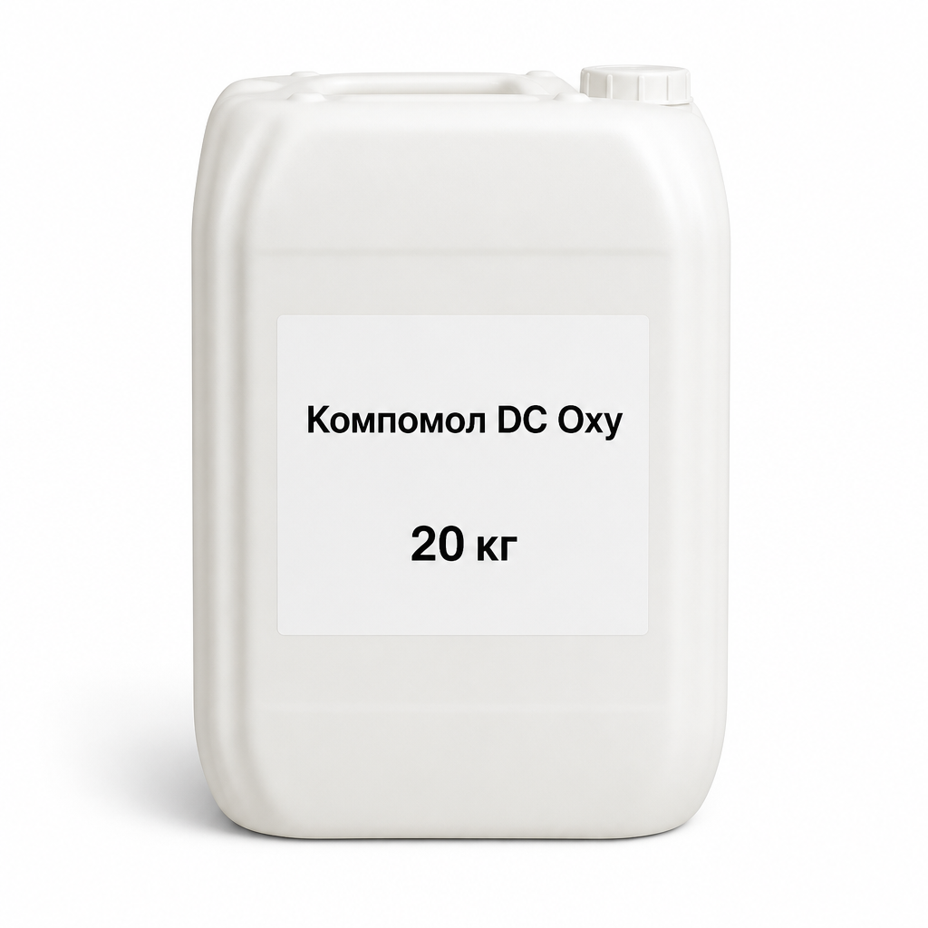 Иллюстрация ИИ — Компомол DC Oxy — для гигиены вымени до доения на основе перекиси водорода (упаковка 20 кг)