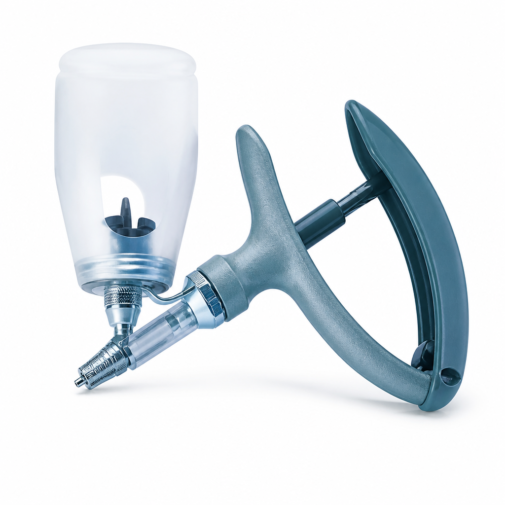 Шприц-вакцинатор HSW ECO-MATIC ®, Luer-Lock, 0,1-0,3 мл. (Эко-матик 0,3 мл) под флакон