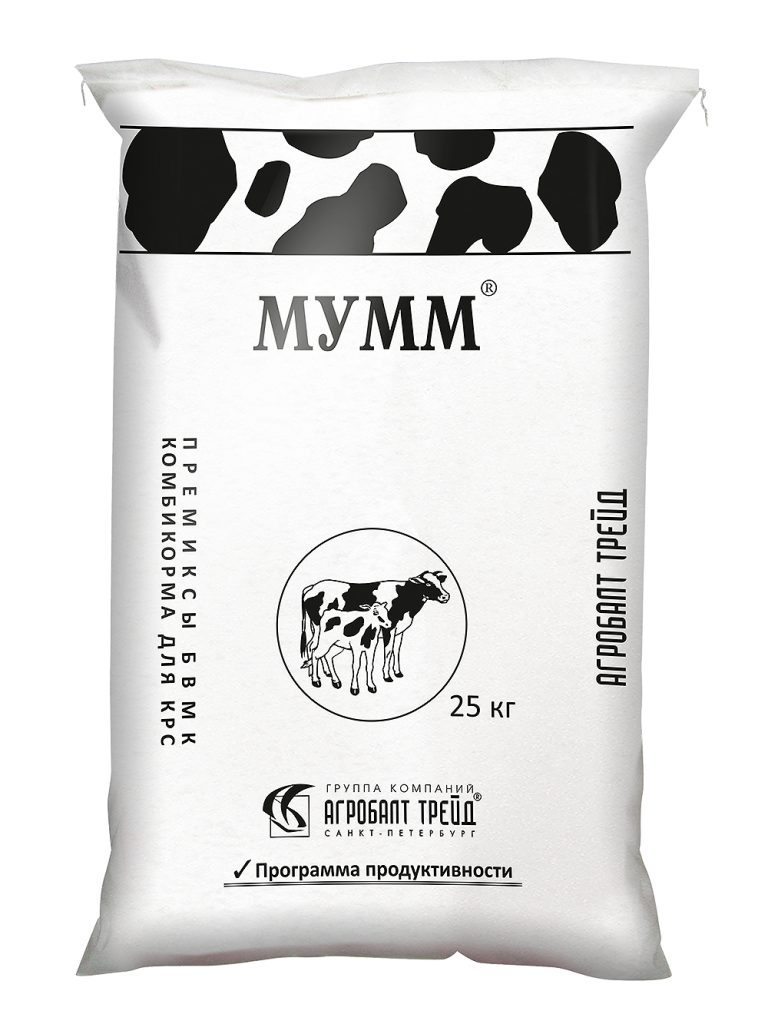 МУММ® АВМК 7415 ЛИВ, 10% — для коров на раздое (упаковка 25 кг)