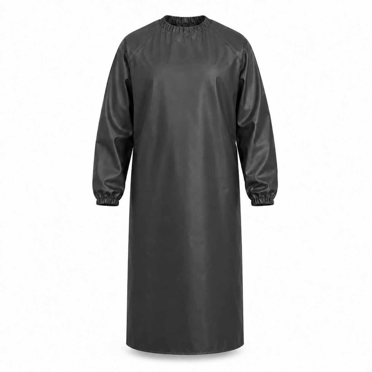 Фартук влагозащитный с рукавами без карманов (Oxford 900D PU 5000, Черный)