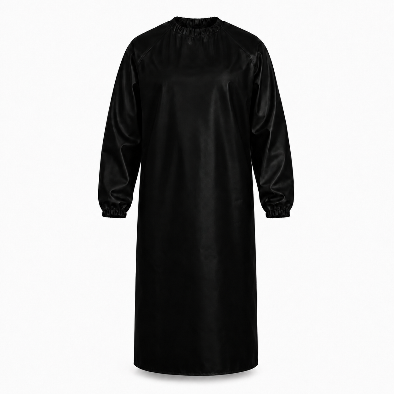 Фартук влагозащитный с рукавами без карманов (Oxford 900D PU 5000, Черный)